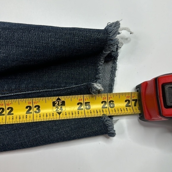 Hudson Ankle Krista Super Skinny Raw Hem Jeans Size 27 - Picture 9 of 12